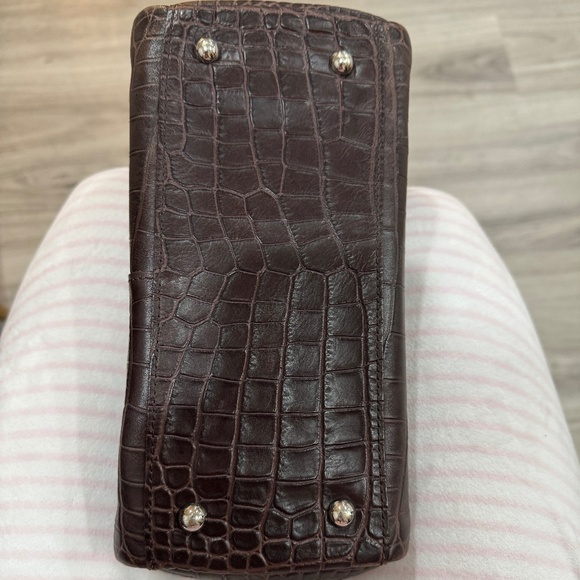 Longchamp - Top-Handle Leather Bag w/ Detachable Shoulder Strap, Good Condition! - Picture 10 of 10